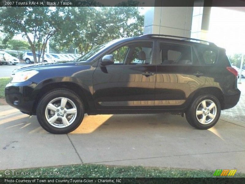 Black / Taupe 2007 Toyota RAV4 I4