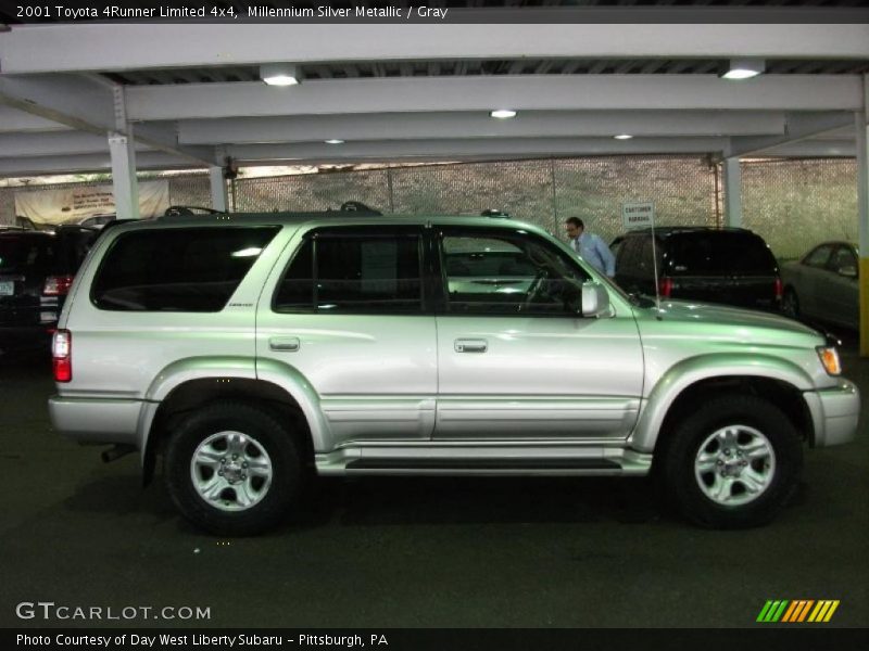 Millennium Silver Metallic / Gray 2001 Toyota 4Runner Limited 4x4