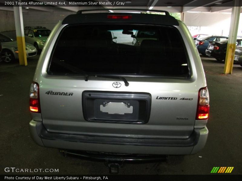Millennium Silver Metallic / Gray 2001 Toyota 4Runner Limited 4x4