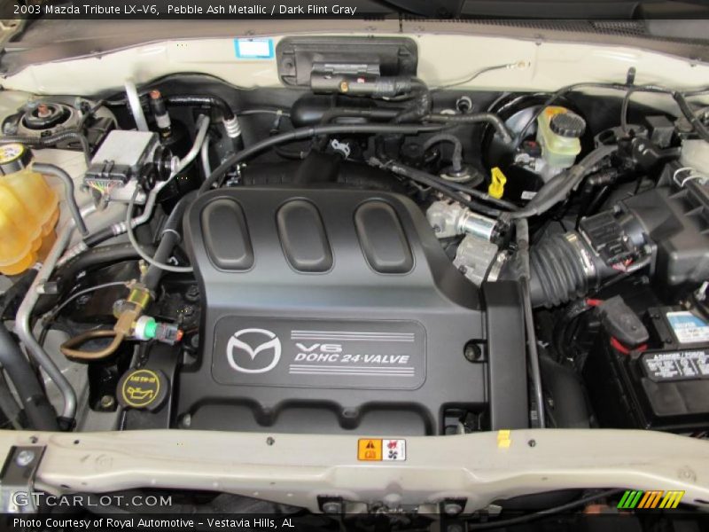 Pebble Ash Metallic / Dark Flint Gray 2003 Mazda Tribute LX-V6