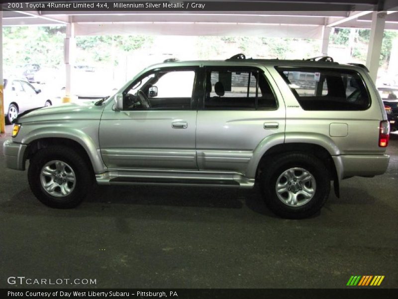 Millennium Silver Metallic / Gray 2001 Toyota 4Runner Limited 4x4