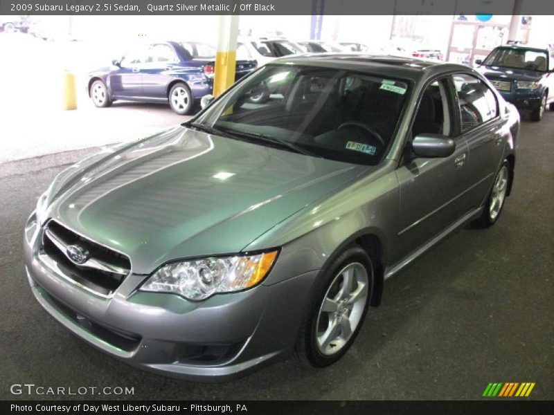 Quartz Silver Metallic / Off Black 2009 Subaru Legacy 2.5i Sedan