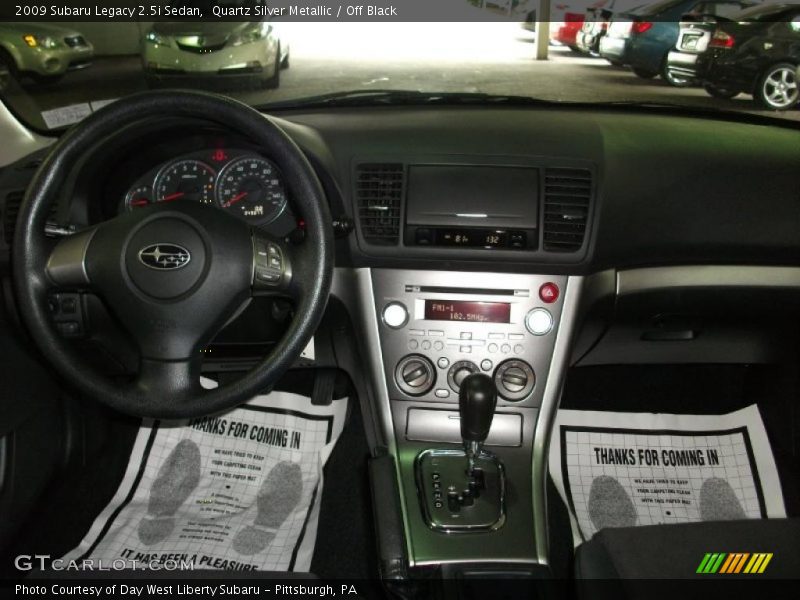 Quartz Silver Metallic / Off Black 2009 Subaru Legacy 2.5i Sedan