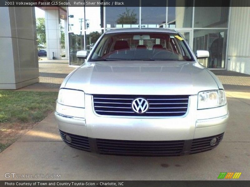 Reflex Silver Metallic / Black 2003 Volkswagen Passat GLS Sedan