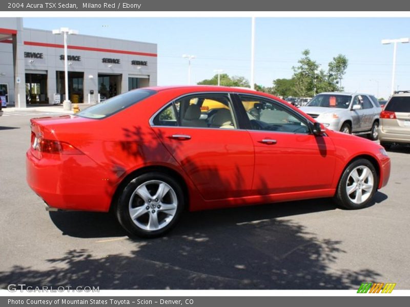Milano Red / Ebony 2004 Acura TSX Sedan
