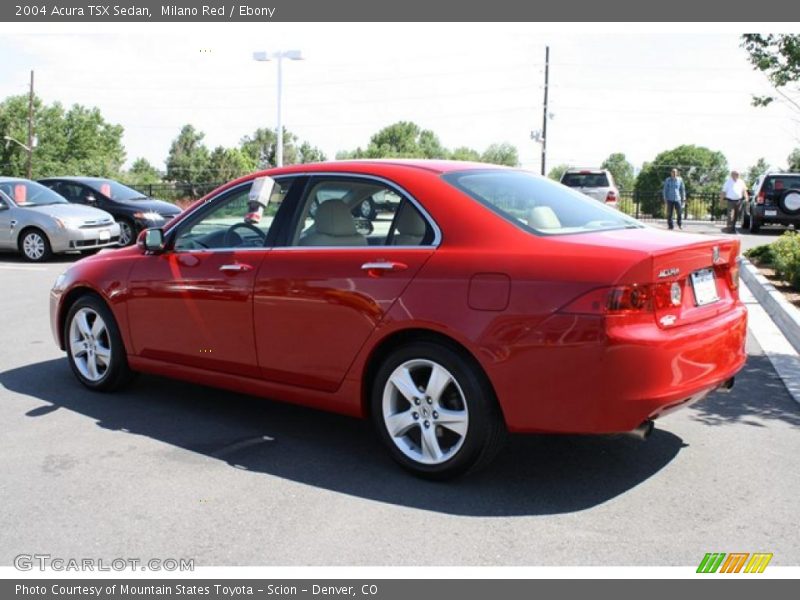 Milano Red / Ebony 2004 Acura TSX Sedan