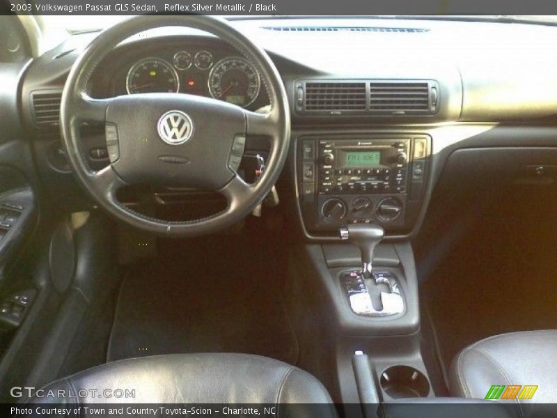 Reflex Silver Metallic / Black 2003 Volkswagen Passat GLS Sedan