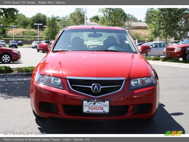 Milano Red / Ebony 2004 Acura TSX Sedan