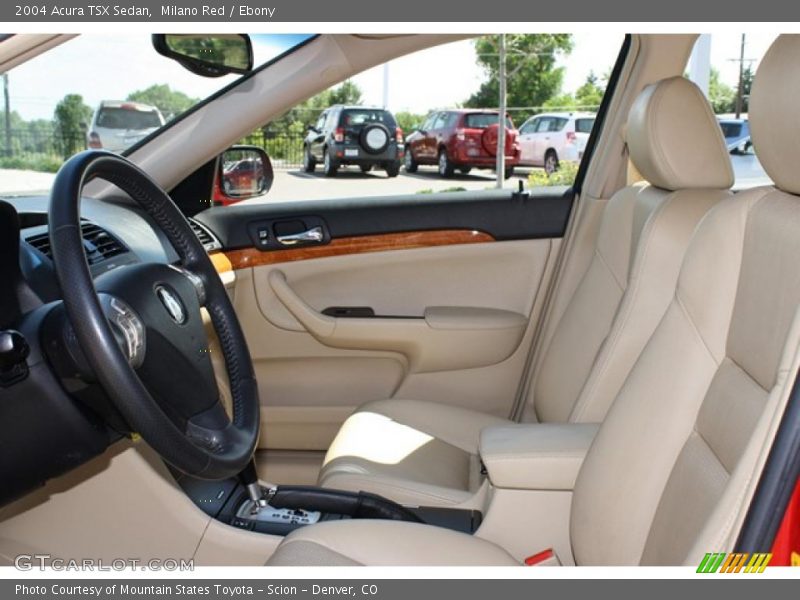 Milano Red / Ebony 2004 Acura TSX Sedan