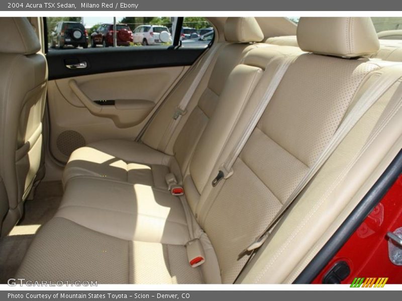 Milano Red / Ebony 2004 Acura TSX Sedan