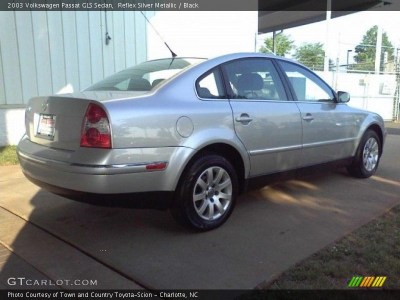 Reflex Silver Metallic / Black 2003 Volkswagen Passat GLS Sedan