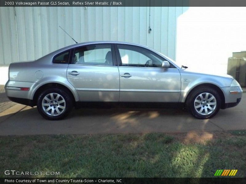 Reflex Silver Metallic / Black 2003 Volkswagen Passat GLS Sedan