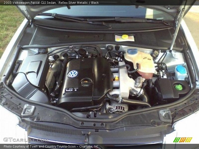 Reflex Silver Metallic / Black 2003 Volkswagen Passat GLS Sedan