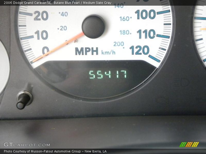 Butane Blue Pearl / Medium Slate Gray 2006 Dodge Grand Caravan SE