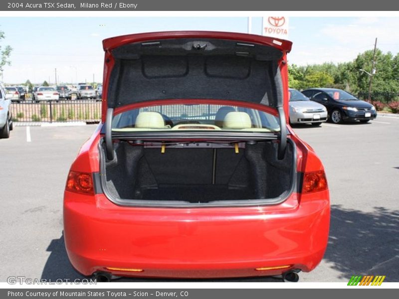 Milano Red / Ebony 2004 Acura TSX Sedan