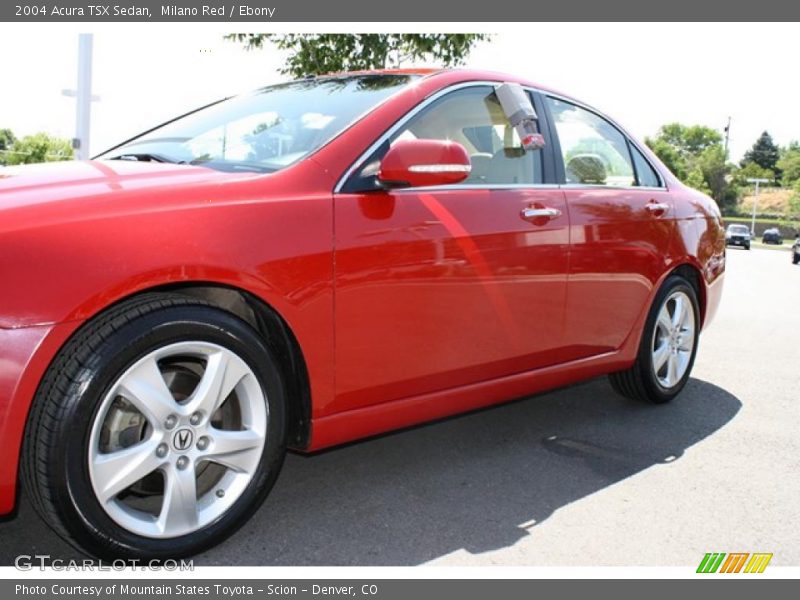 Milano Red / Ebony 2004 Acura TSX Sedan
