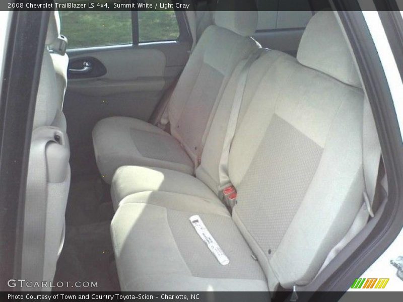 Summit White / Light Gray 2008 Chevrolet TrailBlazer LS 4x4