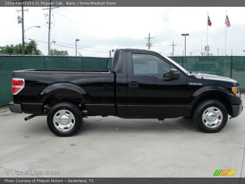 Black / Stone/Medium Stone 2009 Ford F150 XL Regular Cab