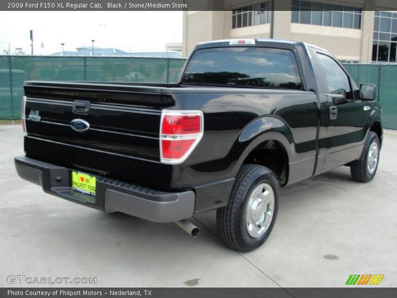 Black / Stone/Medium Stone 2009 Ford F150 XL Regular Cab