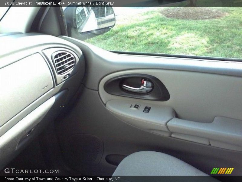 Summit White / Light Gray 2008 Chevrolet TrailBlazer LS 4x4