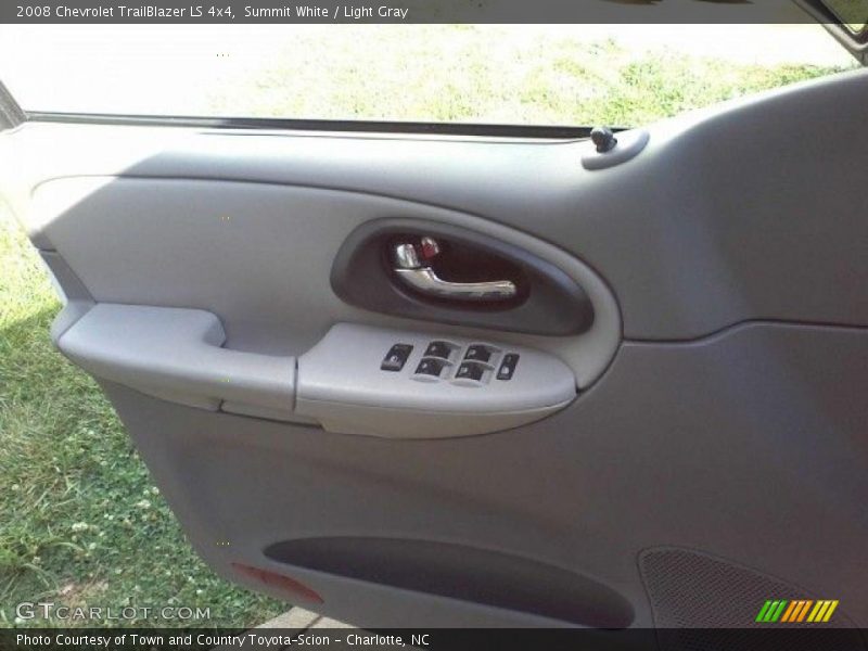 Summit White / Light Gray 2008 Chevrolet TrailBlazer LS 4x4