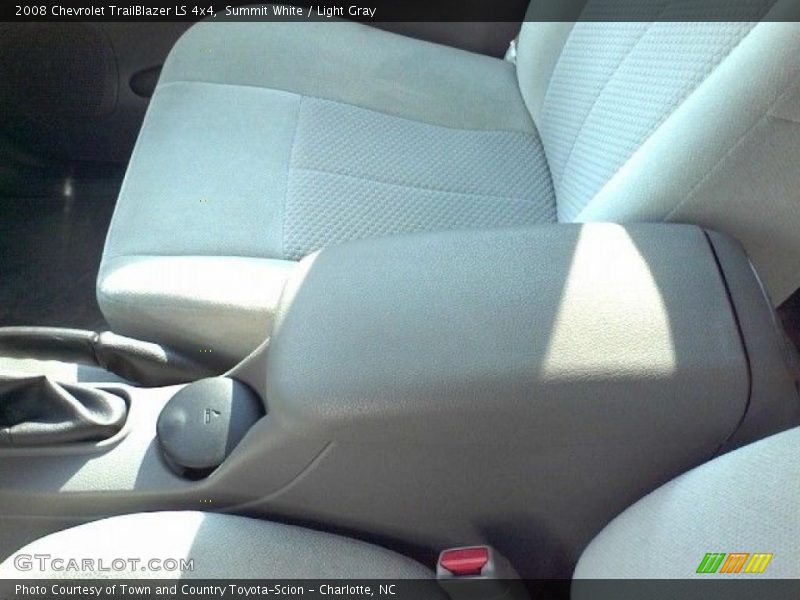 Summit White / Light Gray 2008 Chevrolet TrailBlazer LS 4x4