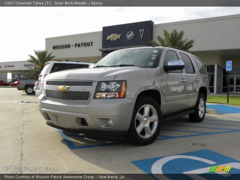 Silver Birch Metallic / Ebony 2007 Chevrolet Tahoe LTZ