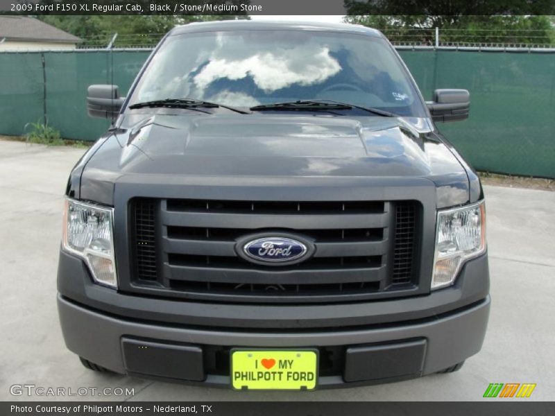 Black / Stone/Medium Stone 2009 Ford F150 XL Regular Cab