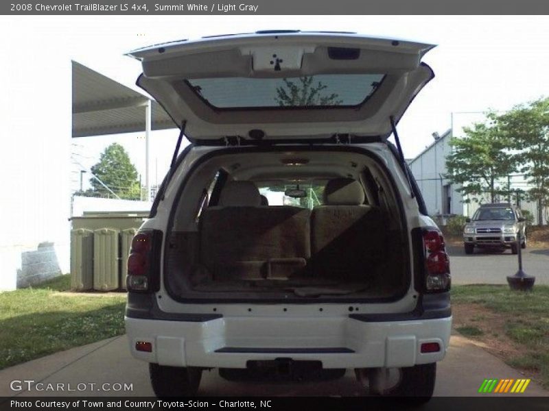 Summit White / Light Gray 2008 Chevrolet TrailBlazer LS 4x4