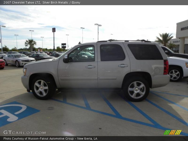 Silver Birch Metallic / Ebony 2007 Chevrolet Tahoe LTZ
