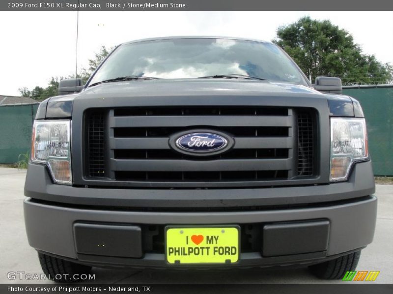Black / Stone/Medium Stone 2009 Ford F150 XL Regular Cab