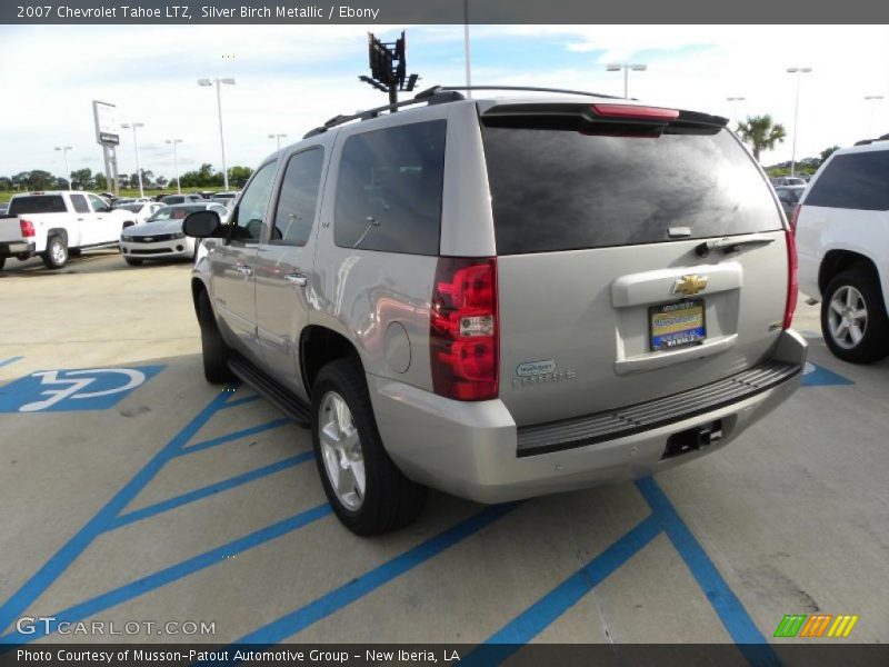 Silver Birch Metallic / Ebony 2007 Chevrolet Tahoe LTZ