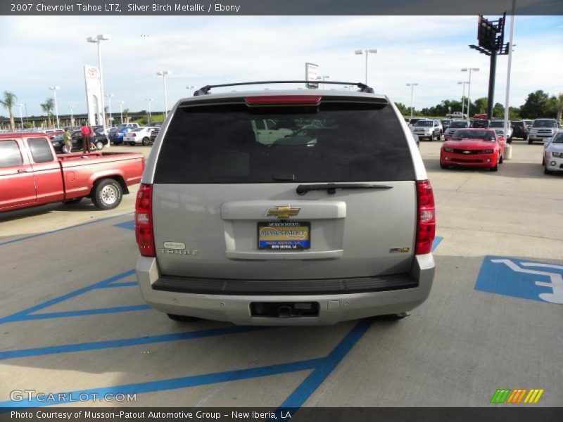Silver Birch Metallic / Ebony 2007 Chevrolet Tahoe LTZ