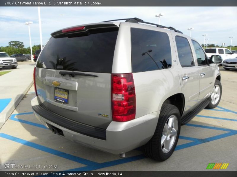 Silver Birch Metallic / Ebony 2007 Chevrolet Tahoe LTZ