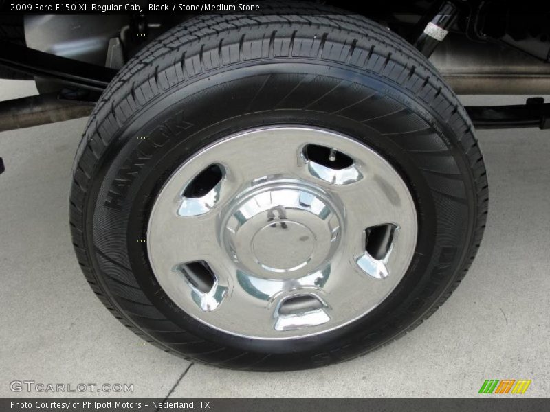 Black / Stone/Medium Stone 2009 Ford F150 XL Regular Cab