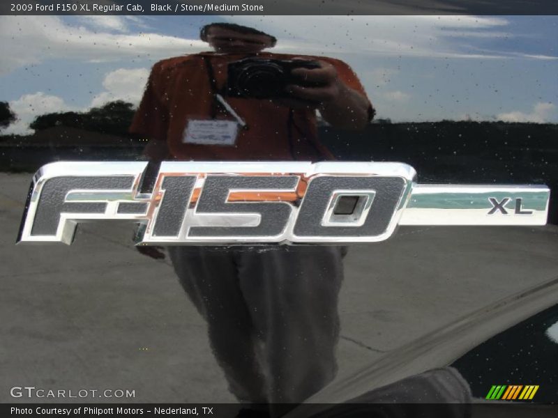 Black / Stone/Medium Stone 2009 Ford F150 XL Regular Cab