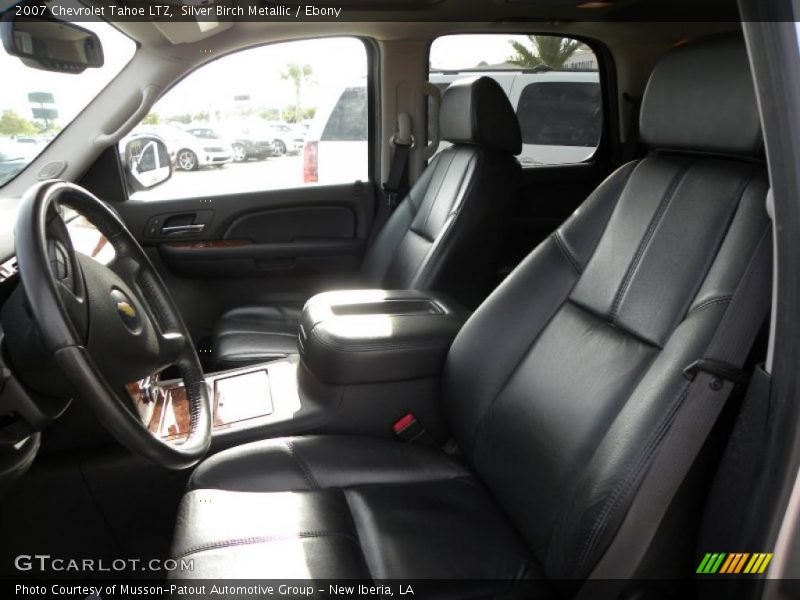 Silver Birch Metallic / Ebony 2007 Chevrolet Tahoe LTZ