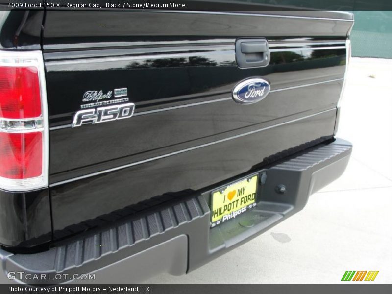 Black / Stone/Medium Stone 2009 Ford F150 XL Regular Cab