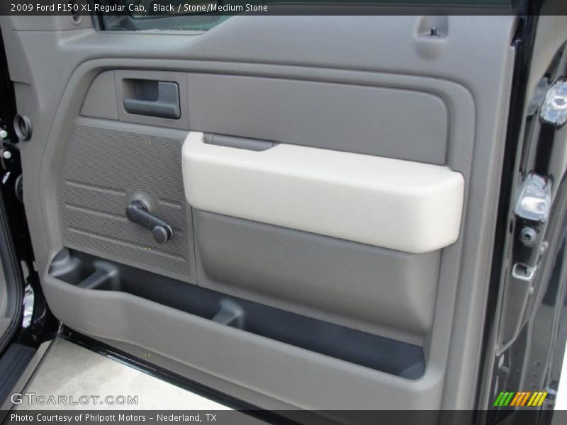 Black / Stone/Medium Stone 2009 Ford F150 XL Regular Cab