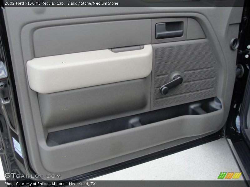 Black / Stone/Medium Stone 2009 Ford F150 XL Regular Cab