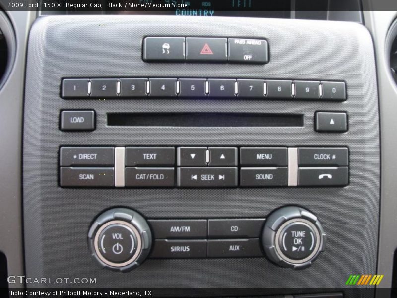 Black / Stone/Medium Stone 2009 Ford F150 XL Regular Cab