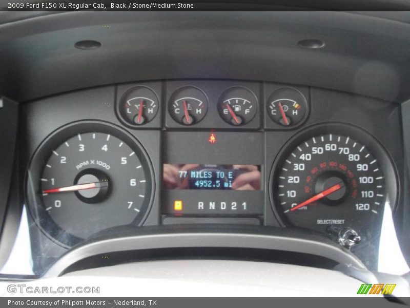 Black / Stone/Medium Stone 2009 Ford F150 XL Regular Cab