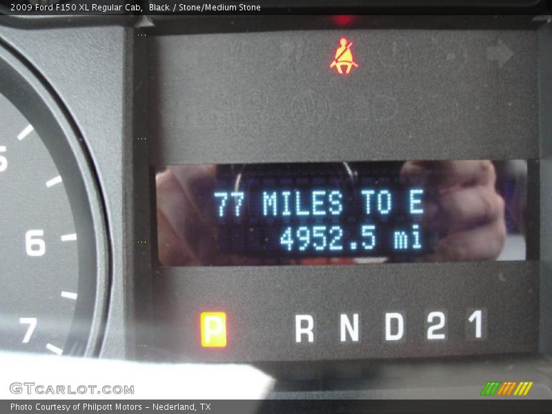 Black / Stone/Medium Stone 2009 Ford F150 XL Regular Cab
