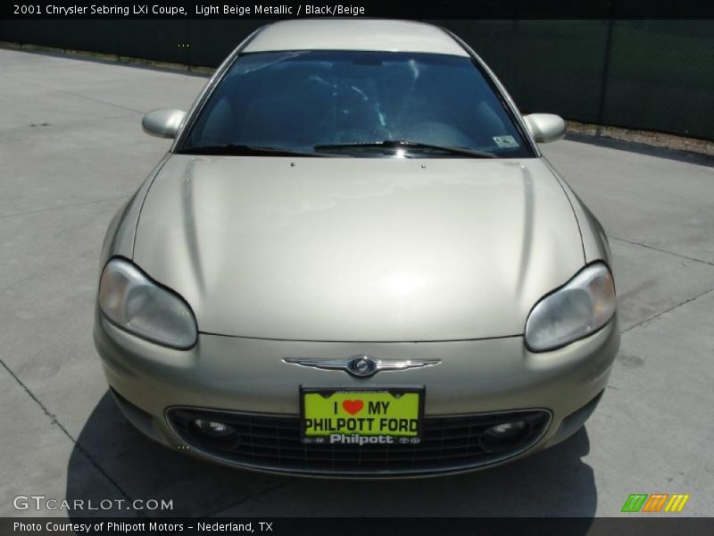 Light Beige Metallic / Black/Beige 2001 Chrysler Sebring LXi Coupe