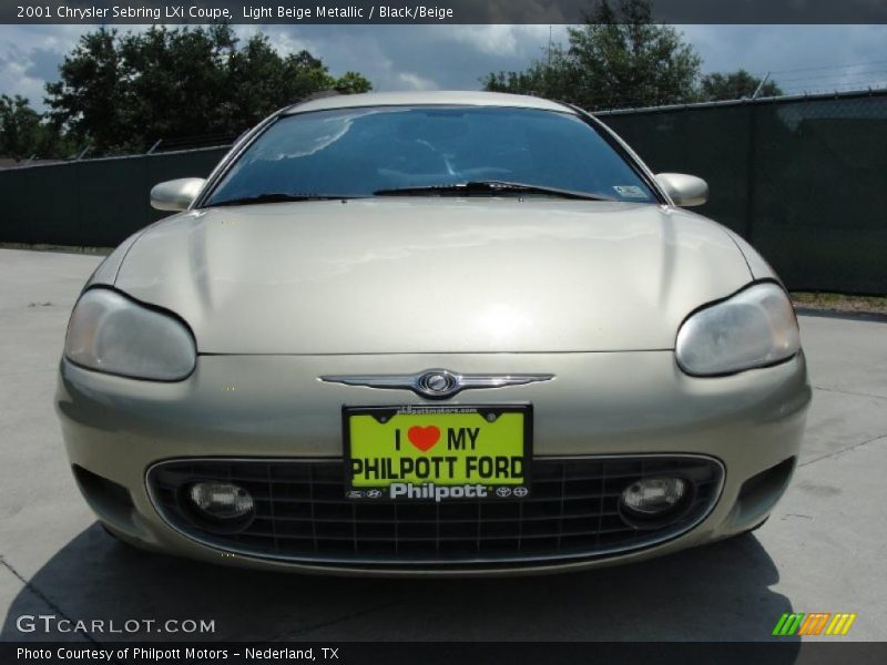 Light Beige Metallic / Black/Beige 2001 Chrysler Sebring LXi Coupe