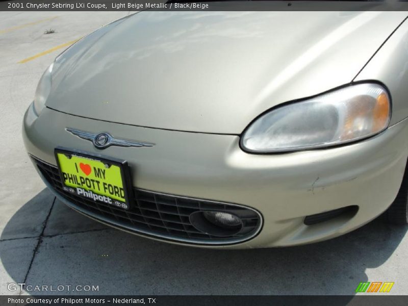 Light Beige Metallic / Black/Beige 2001 Chrysler Sebring LXi Coupe