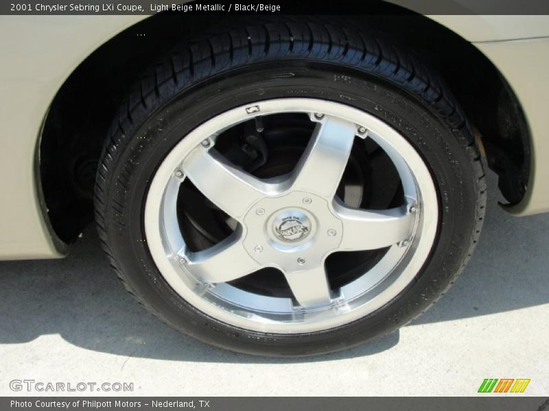 Light Beige Metallic / Black/Beige 2001 Chrysler Sebring LXi Coupe