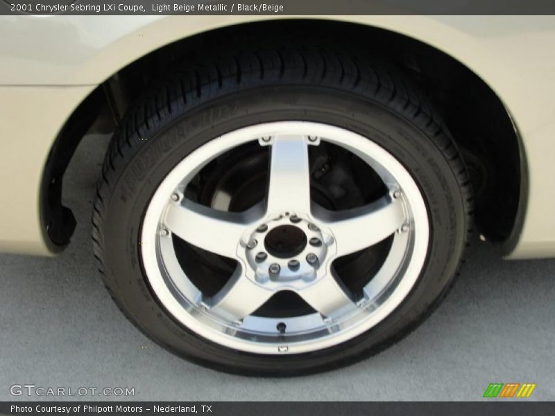 Light Beige Metallic / Black/Beige 2001 Chrysler Sebring LXi Coupe
