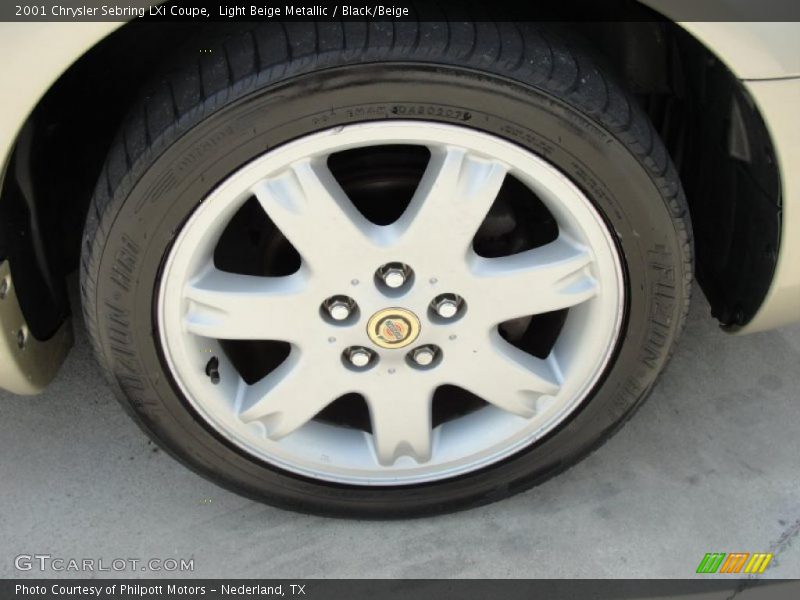 Light Beige Metallic / Black/Beige 2001 Chrysler Sebring LXi Coupe