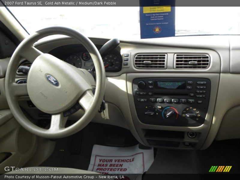 Gold Ash Metallic / Medium/Dark Pebble 2007 Ford Taurus SE